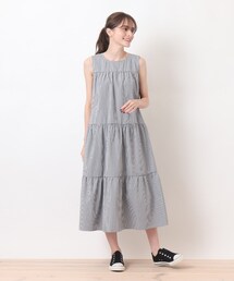 Cutie Blonde | 【S-L】ティアードロングワンピース(ワンピース)