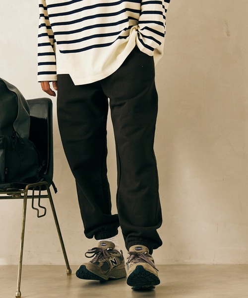 JOURNAL STANDARD relume(ジャーナルスタンダード レリューム)の「【relume SPORTS WEAR】 ワイドスウェットパンツ(スウェットパンツ・メンズ・グレー/ブラック/ホワイト/グリーン/ブラウン・L/M)」の3枚目の写真