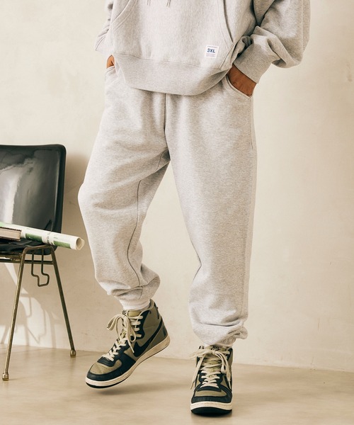 JOURNAL STANDARD relume(ジャーナルスタンダード レリューム)の「【relume SPORTS WEAR】 ワイドスウェットパンツ(スウェットパンツ・メンズ・グレー/ブラック/ホワイト/グリーン/ブラウン・L/M)」の7枚目の写真