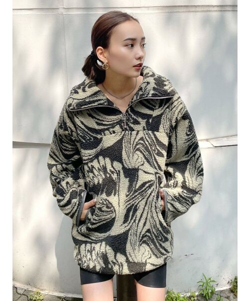 EMODA（エモダ）の「ハーフジップボアプルオーバー（その他トップス・レディース・ブラック/その他/その他1・FREE）」の3枚目の写真