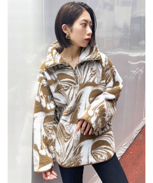 EMODA（エモダ）の「ハーフジップボアプルオーバー（その他トップス・レディース・ブラック/その他/その他1・FREE）」の13枚目の写真