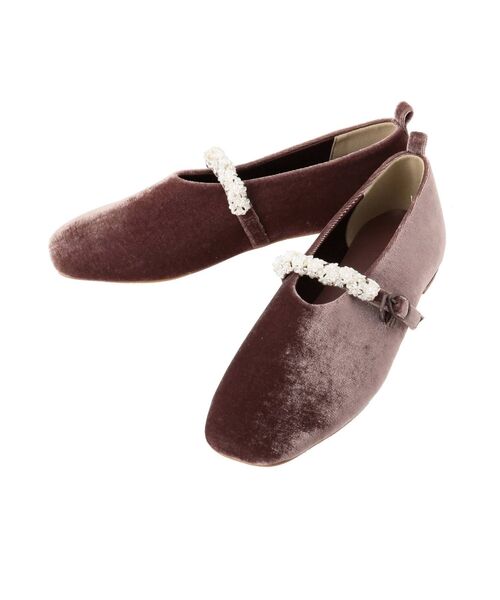 merry jenny（メリージェニー）の「floral beads shoes（パンプス・レディース・ブラック/ピンク/ライム・MEDIUM/LARGE）」の3枚目の写真