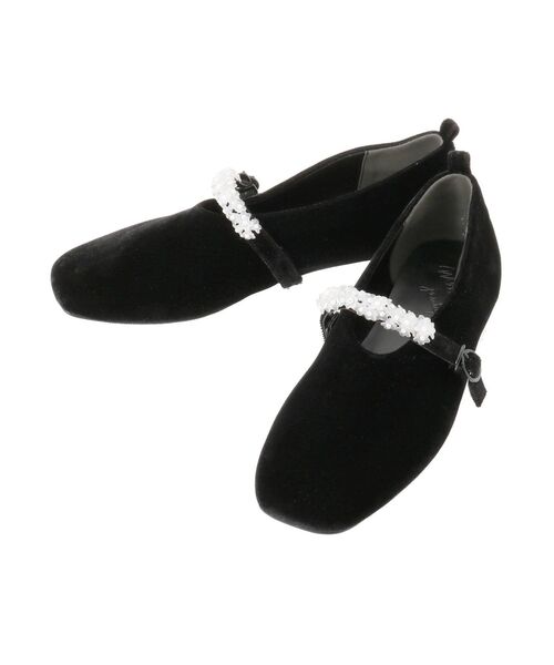 merry jenny（メリージェニー）の「floral beads shoes（パンプス・レディース・ブラック/ピンク/ライム・MEDIUM/LARGE）」の10枚目の写真