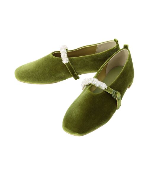 merry jenny（メリージェニー）の「floral beads shoes（パンプス・レディース・ブラック/ピンク/ライム・MEDIUM/LARGE）」の7枚目の写真