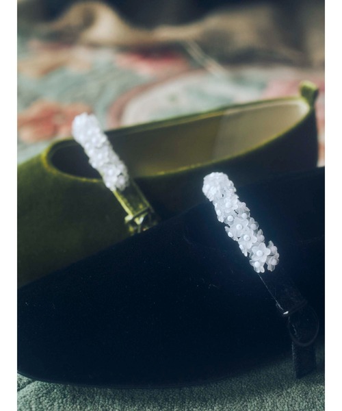 merry jenny（メリージェニー）の「floral beads shoes（パンプス・レディース・ブラック/ピンク/ライム・MEDIUM/LARGE）」の12枚目の写真