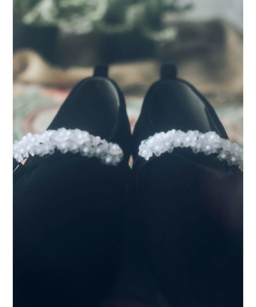merry jenny（メリージェニー）の「floral beads shoes（パンプス・レディース・ブラック/ピンク/ライム・MEDIUM/LARGE）」の13枚目の写真