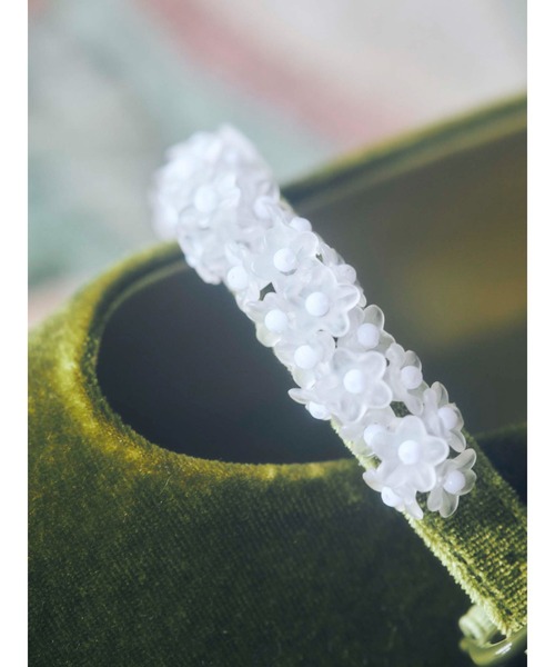 merry jenny（メリージェニー）の「floral beads shoes（パンプス・レディース・ブラック/ピンク/ライム・MEDIUM/LARGE）」の14枚目の写真