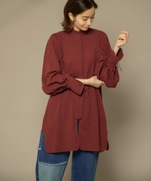 KBF | スタンドネックボリュームスリーブシャツ(シャツ/ブラウス)