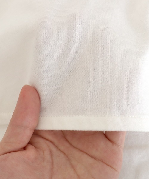 lulpini(ルルピー二)の「kids コットンロングスリーブロゴTシャツ(Tシャツ/カットソー・キッズ・ラベンダー/オフホワイト/モカ・S/L/M)」の12枚目の写真