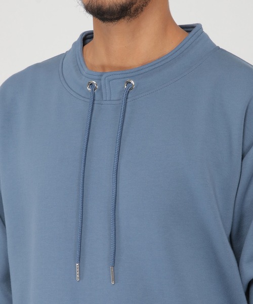 ikka(イッカ)の「清潔ルーイカラープルオーバー(スウェット・メンズ・オフホワイト/チャコールグレー/ブラック/ブルー/ブラウン・S/M/L/XL)」の13枚目の写真