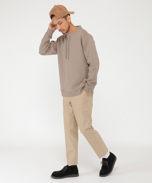 ikka(イッカ)の「清潔ルーイカラープルオーバー(スウェット・メンズ・オフホワイト/チャコールグレー/ブラック/ブルー/ブラウン・S/M/L/XL)」の21枚目の写真