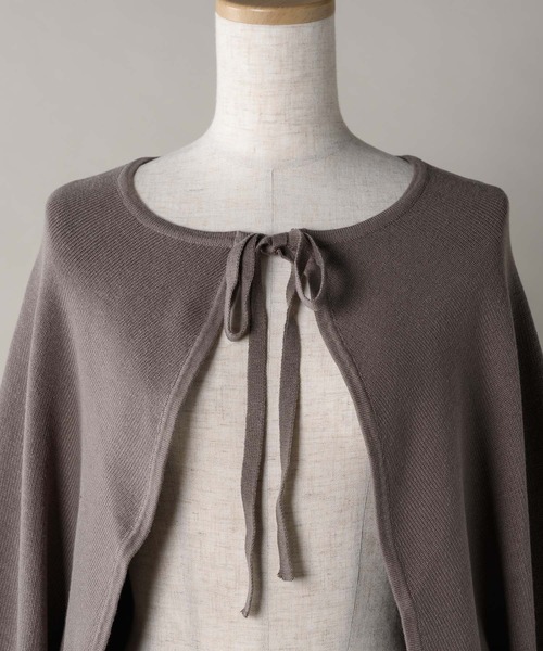 moi tytto(モイテュット)の「ショート丈リボンカーデ(カーディガン/ボレロ・レディース・モカ/ナチュラル・FREE)」の22枚目の写真