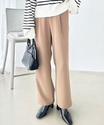 美脚ストレッチストレートイージーパンツ