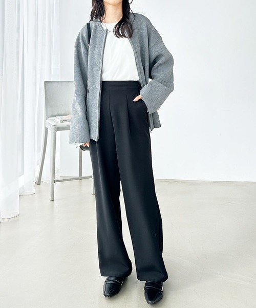 GeeRA（ジーラ）の「美脚ストレッチストレートイージーパンツ（その他パンツ・レディース・ブラック/グリーン/モカ/ライトベージュ/イエロー・XX-LARGE/LARGE/X-LARGE/MEDIUM/SMALL）」の18枚目の写真