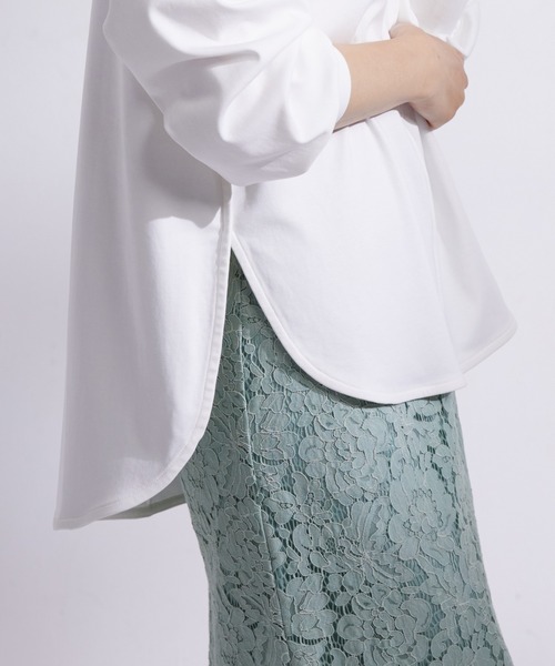 SAISON DE PAPILLON(セゾンドパピヨン)の「ビッグシルエットラウンドネックカットソー(Tシャツ/カットソー・レディース・ベージュ/ブラック/ホワイト/チャコール・M/L/S)」の15枚目の写真