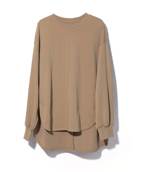 SAISON DE PAPILLON(セゾンドパピヨン)の「ビッグシルエットラウンドネックカットソー(Tシャツ/カットソー・レディース・ベージュ/ブラック/ホワイト/チャコール・M/L/S)」の8枚目の写真