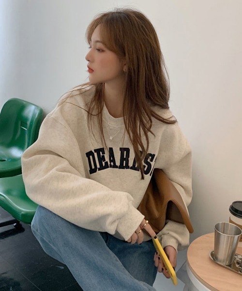 HALEY PESCA（ヘーリーペスカ）の「HALEY PESCA/フロントロゴ シンプル プルオーバー（Tシャツ/カットソー・レディース・ホワイト/ネイビー・FREE）」の2枚目の写真