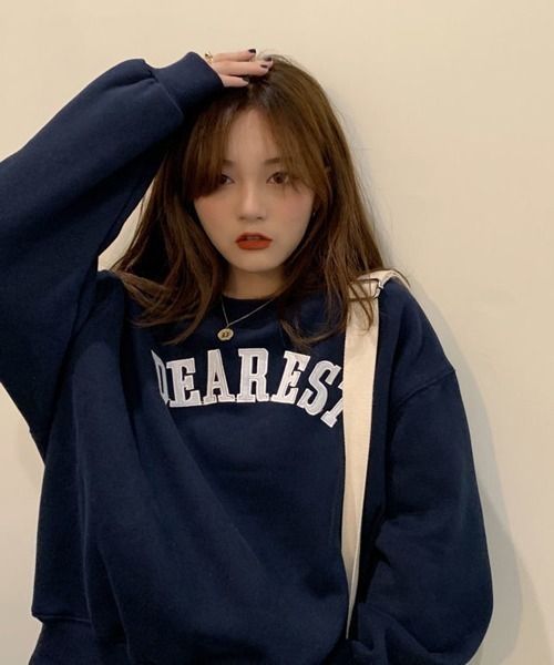 HALEY PESCA（ヘーリーペスカ）の「HALEY PESCA/フロントロゴ シンプル プルオーバー（Tシャツ/カットソー・レディース・ホワイト/ネイビー・FREE）」の20枚目の写真