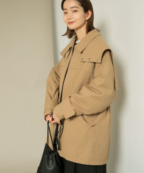 KBF 3WAYパテッドミドルジャケット　beige ケービーエフ KBF 3WAYパテッドミドルジャケット （BEIGE