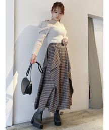 dazzlin | フリルロングスカート(スカート)