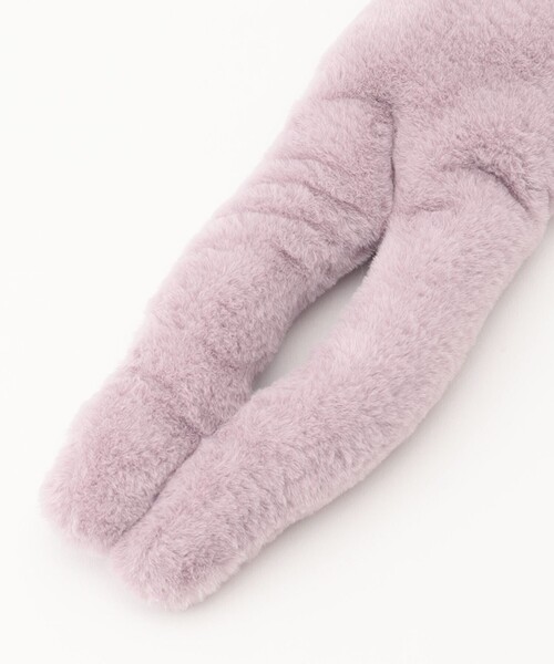 ANY（エニィ）の「エコファーネコマフラー（マフラー・キッズ・グレー系/ブラウン系/ピンク系・F）」の8枚目の写真