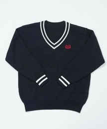 repipi armario | 【repipi armario / レピピアルマリオ】キッズチルデンセーター　ニット　Vネック　ライン(ニット/セーター)
