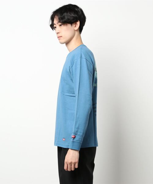 CERCA(チェルカ)の「BEYES/プリント L/S C/N(Tシャツ/カットソー・メンズ・ブラック/ホワイト/ブルー系その他・MEDIUM/LARGE)」の5枚目の写真
