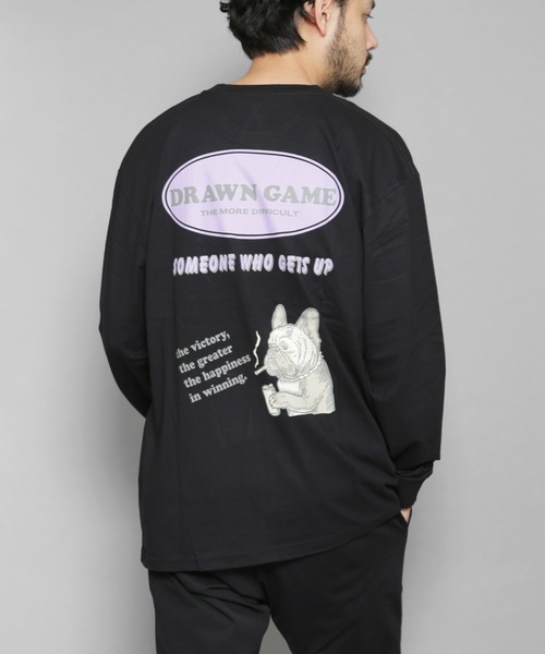 CERCA(チェルカ)の「BEYES/プリント L/S C/N(Tシャツ/カットソー・メンズ・ブラック/ホワイト/ブルー系その他・MEDIUM/LARGE)」の13枚目の写真