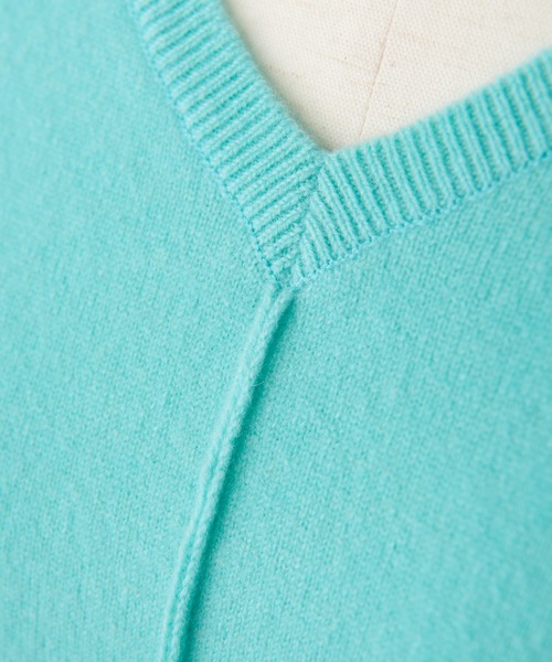 BEARDSLEY（ビアズリー）の「裾モヘヤVネックニット（ニット/セーター