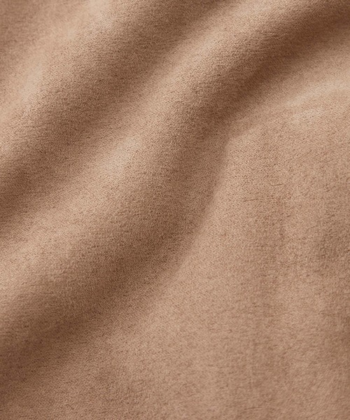 VIS（ビス）の「暖かボア付きエコムートンジャケット（ムートンコート・レディース・ベージュ/ホワイト・FREE）」の16枚目の写真