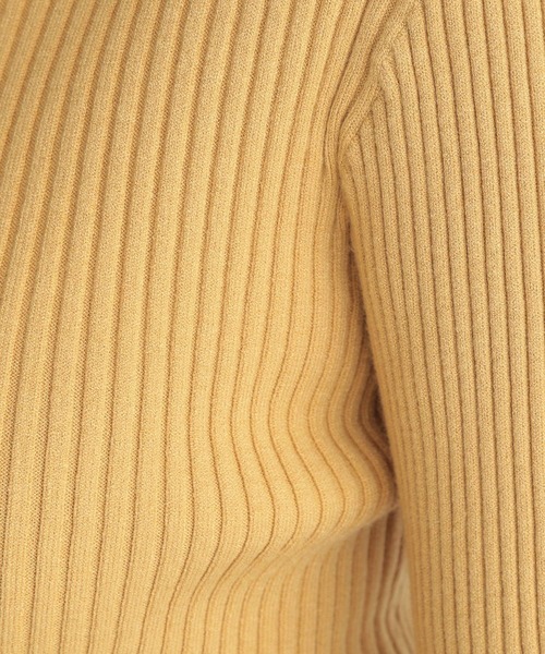 Andemiu（アンデミュウ）の「【サステナブル】プチハイリブニット239200（ニット/セーター・レディース・ブラック/ベージュ/ブルー/パープル/マスタード・FREE）」の22枚目の写真