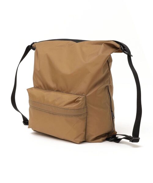 MELO（メロ）の「MELO:3WAY バッグ（バックパック/リュック・レディース・ブラック/ベージュ・ONE SIZE）」の3枚目の写真