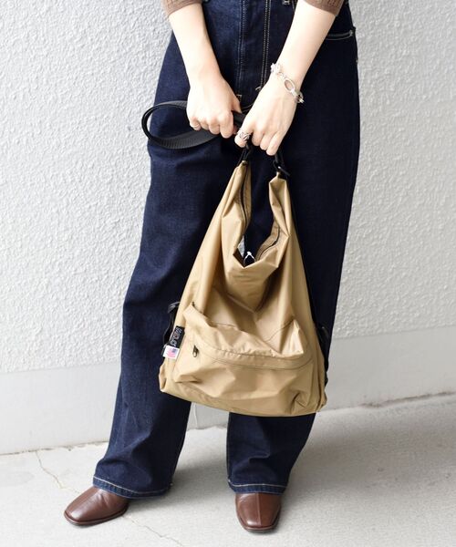 MELO（メロ）の「MELO:3WAY バッグ（バックパック/リュック・レディース・ブラック/ベージュ・ONE SIZE）」の16枚目の写真