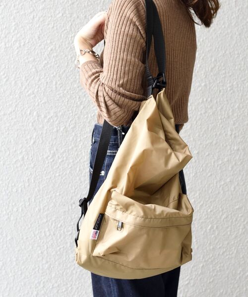 MELO（メロ）の「MELO:3WAY バッグ（バックパック/リュック・レディース・ブラック/ベージュ・ONE SIZE）」の20枚目の写真