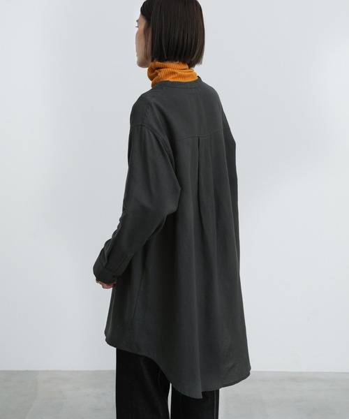 select MOCA(セレクトモカ)の「2021 AW バンドカラーベーシックコットンシャツ(シャツ/ブラウス・レディース・ホワイト/ブラック・FREE)」の18枚目の写真