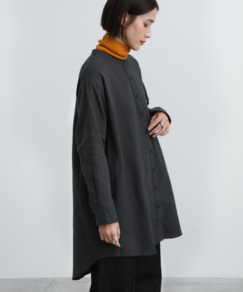 select MOCA(セレクトモカ)の「2021 AW バンドカラーベーシックコットンシャツ(シャツ/ブラウス・レディース・ホワイト/ブラック・FREE)」の20枚目の写真