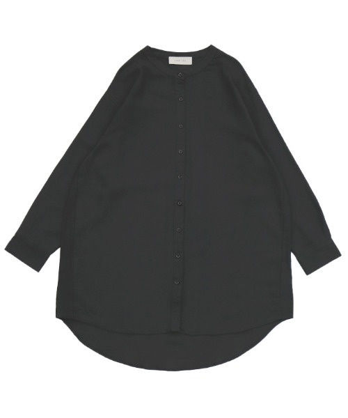 select MOCA(セレクトモカ)の「2021 AW バンドカラーベーシックコットンシャツ(シャツ/ブラウス・レディース・ホワイト/ブラック・FREE)」の4枚目の写真