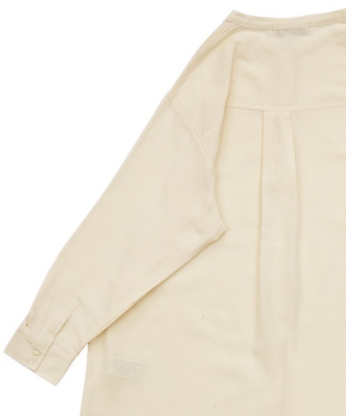 select MOCA(セレクトモカ)の「2021 AW バンドカラーベーシックコットンシャツ(シャツ/ブラウス・レディース・ホワイト/ブラック・FREE)」の13枚目の写真