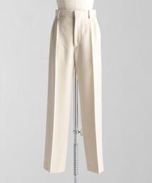 ＜LOEFF（ロエフ）＞W ツイル タック テーパードパンツ