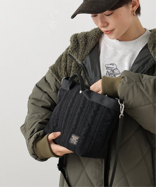 DOUBLE NAME（ダブルネーム）の「ストライプキルティングBAG（ショルダーバッグ・レディース・ブラック/パープル/カーキ・FREE）」の10枚目の写真