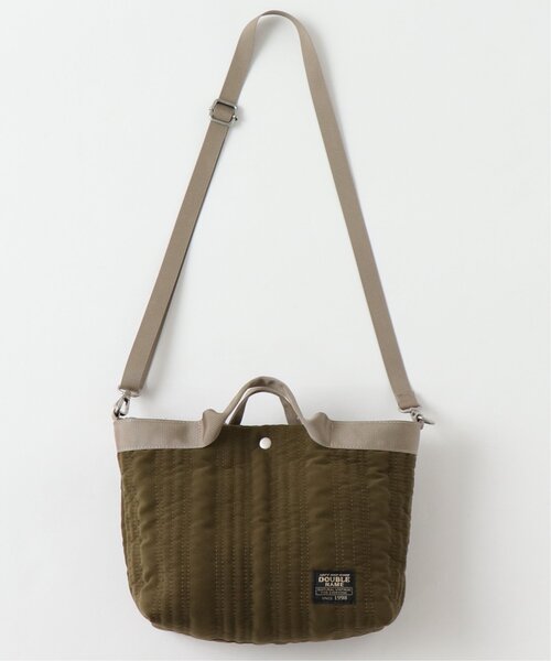 DOUBLE NAME（ダブルネーム）の「ストライプキルティングBAG（ショルダーバッグ・レディース・ブラック/パープル/カーキ・FREE）」の18枚目の写真