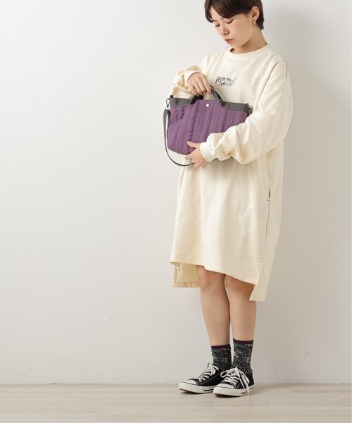 DOUBLE NAME（ダブルネーム）の「ストライプキルティングBAG（ショルダーバッグ・レディース・ブラック/パープル/カーキ・FREE）」の22枚目の写真