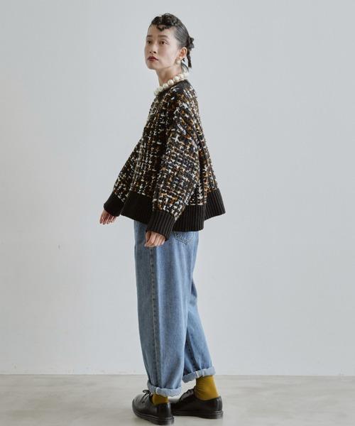 manana suerte（マニャーナスエルテ）の「ツイードニット（ニット