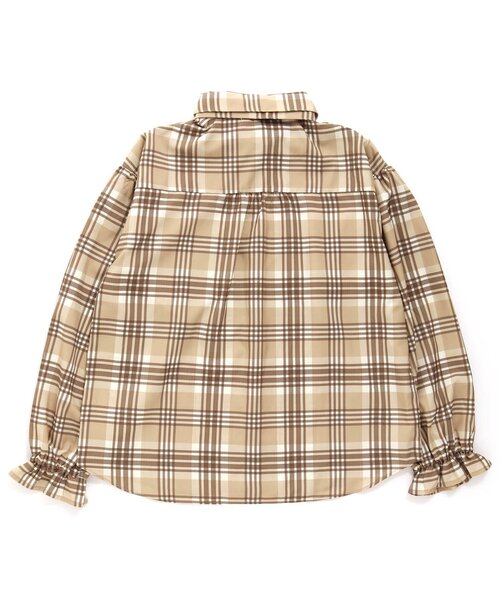 algy（アルジー）の「/ボウタイブラウス（シャツ/ブラウス・キッズ・オフホワイト/ベージュ・SMALL/X-SMALL/MEDIUM/XX-SMALL）」の6枚目の写真