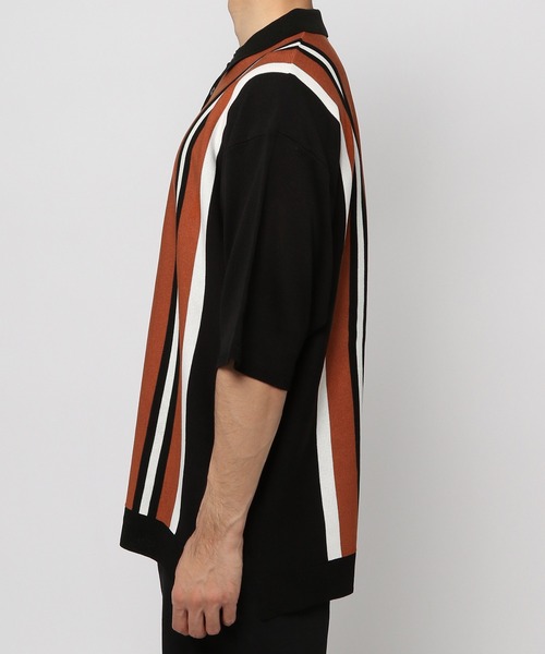 niko and...(ニコアンド)の「半袖ニット(ニット/セーター・メンズ・ブラウン・MEDIUM)」の3枚目の写真