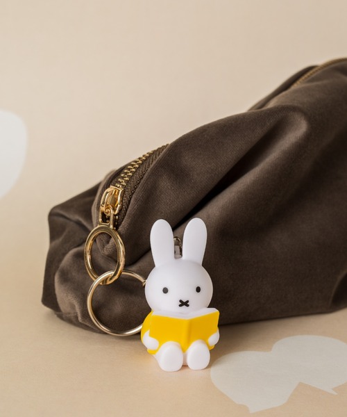 Miffy（ ミッフィー）の「Miffy Keychain  ミッフィー キーホルダー（キーホルダー・レディース・イエロー/ブルー/オレンジ/ブルー系/グリーン系/ピンク系/アイボリー・フリー）」の5枚目の写真