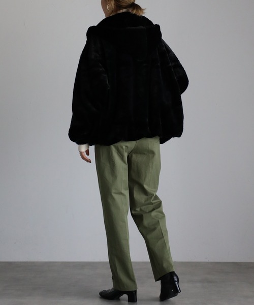 フード付きフェイクファーブルゾン（ブルゾン）｜Fizz（フィズ）の