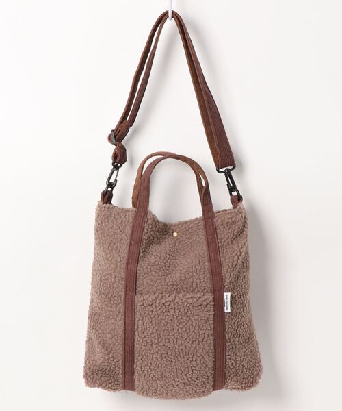 Samansa Mos2 blue（サマンサモスモスブルー）の「ボア2WAYショルダーバッグ（ショルダーバッグ・レディース・ベージュ/オフホワイト/ベージュ系その他・ﾌﾘ-）」の3枚目の写真