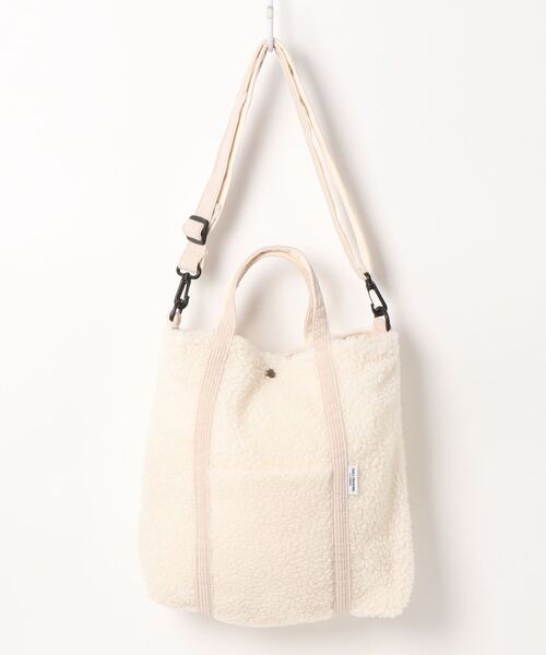 Samansa Mos2 blue（サマンサモスモスブルー）の「ボア2WAYショルダーバッグ（ショルダーバッグ・レディース・ベージュ/オフホワイト/ベージュ系その他・ﾌﾘ-）」の4枚目の写真