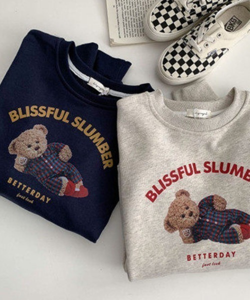 MANGROVE（マングローブ）の「テディベアグラフィックトレーナー（スウェット・レディース・ライトグレー/ピンク/ネイビー・FREE）」の21枚目の写真